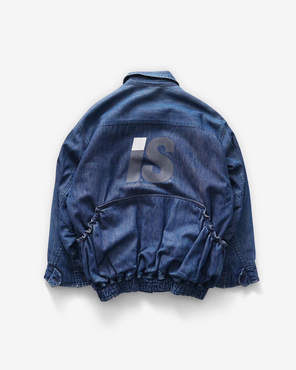 I.S. ISSEY MIYAKE Reversible Denim Jacket Made in Japan – Front