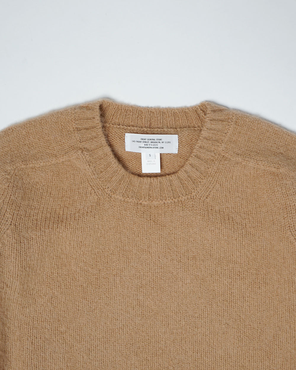 FGS Originals - Brushed Shetland Sweater Crew Neck / Beige