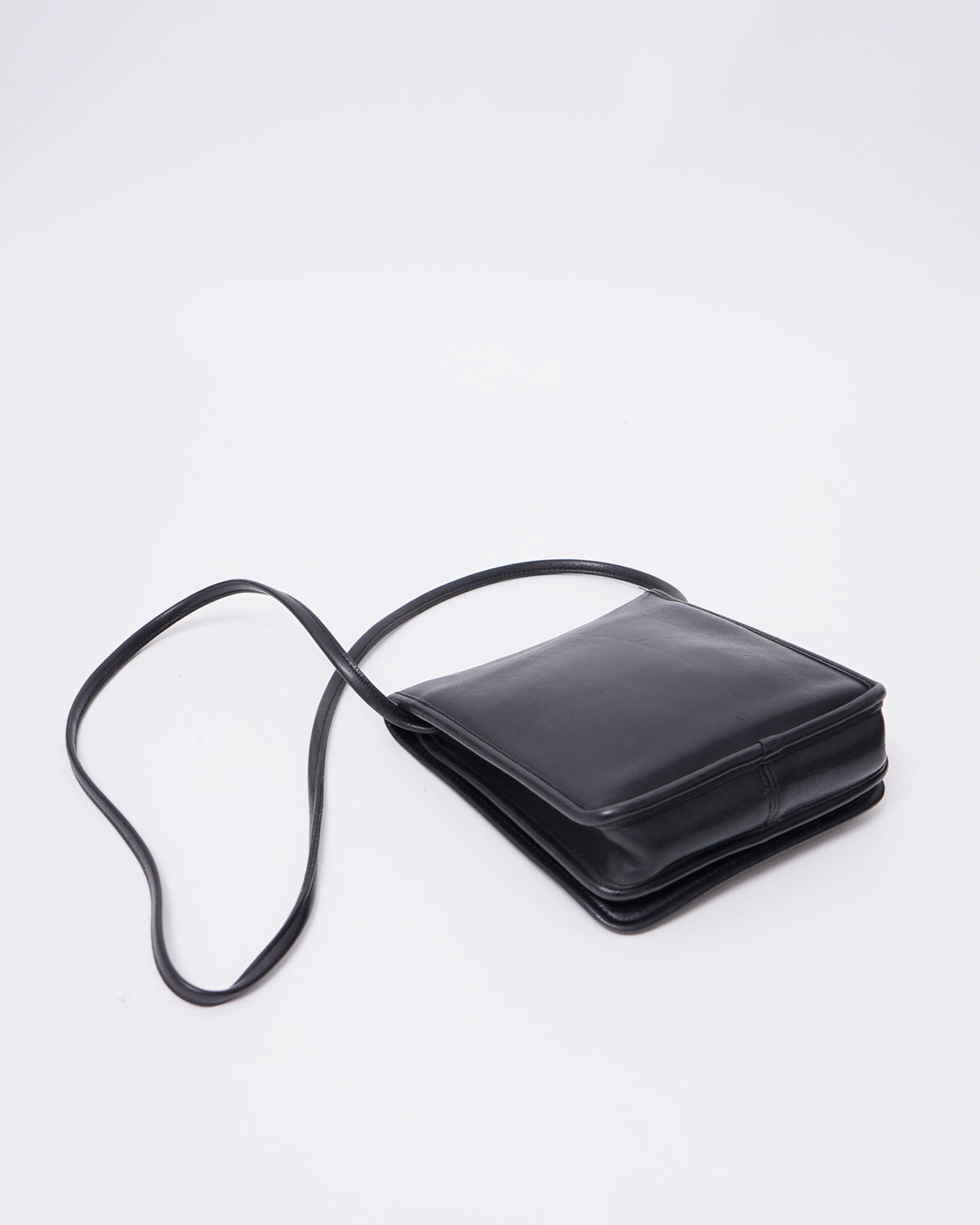 Black Leather Shoulder Bag