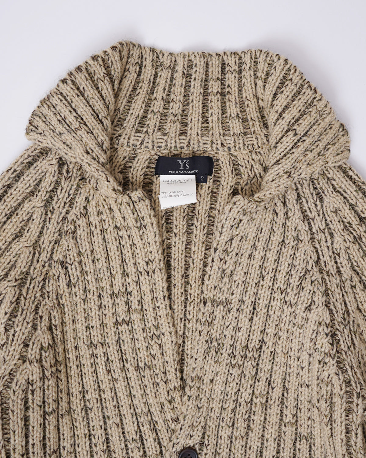 Mix Yarn Knitted Cardigan