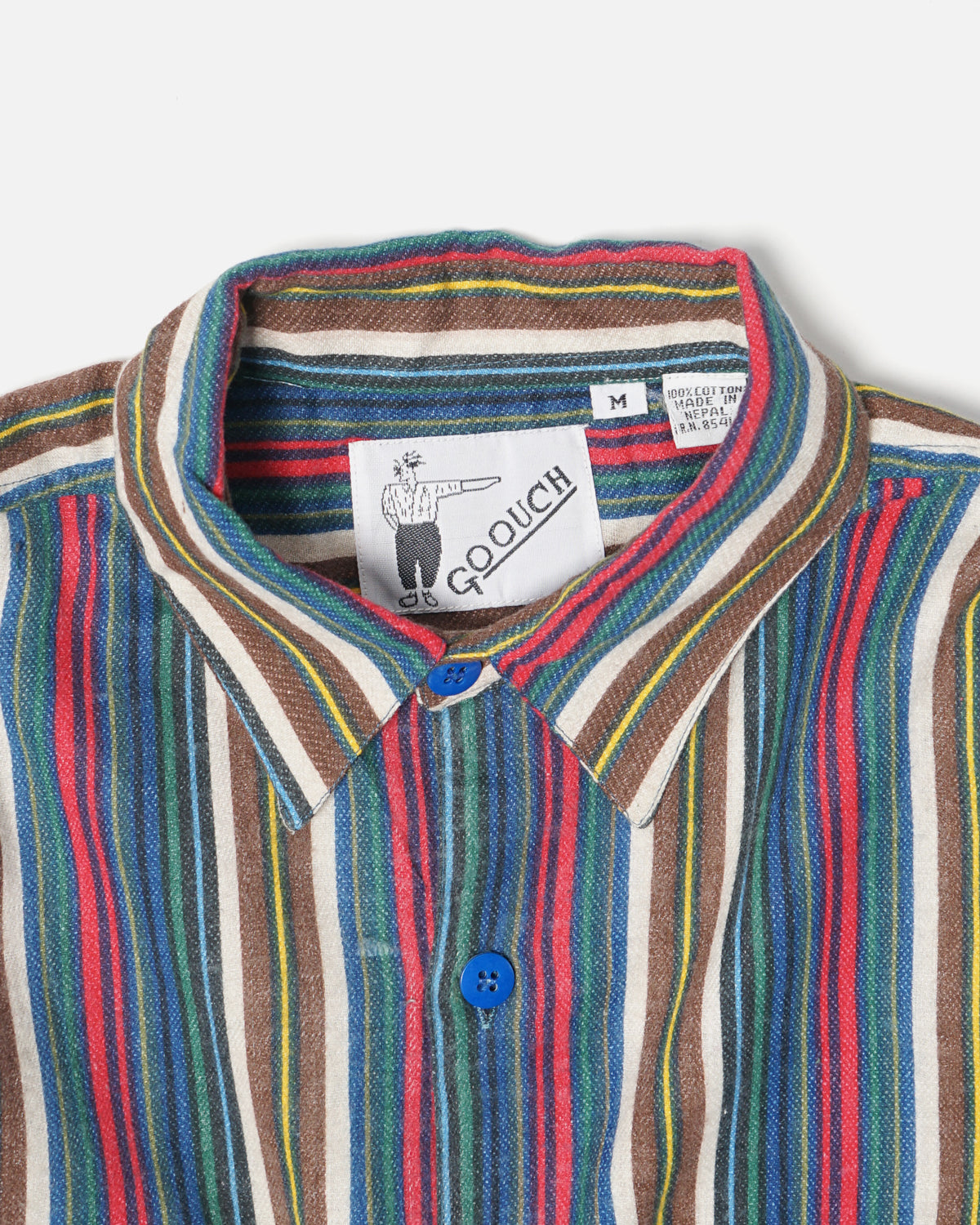 Multi Stripe Flannel Shirt