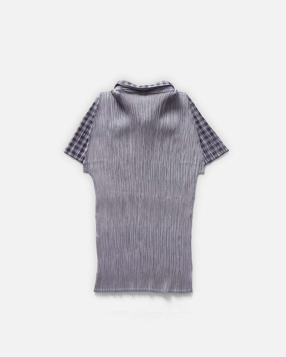 ISSEY MIYAKE Pleats Please One Button S/S Shirt Made in Japan