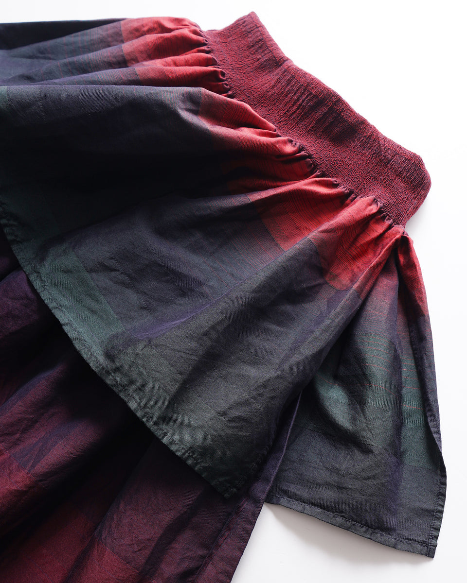 A-POC ISSEY MIYAKE Cotton Layered Skirt Made in Japan – Front