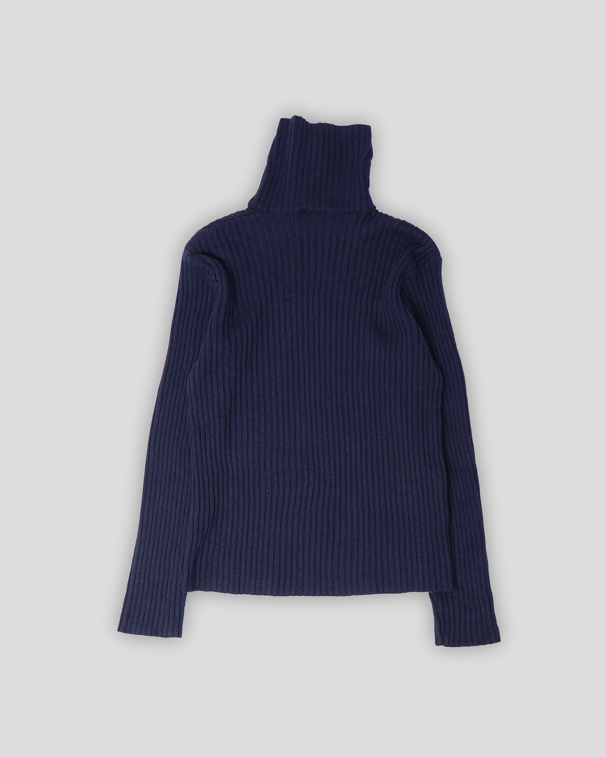 Turtleneck Rib Knitted Sweater