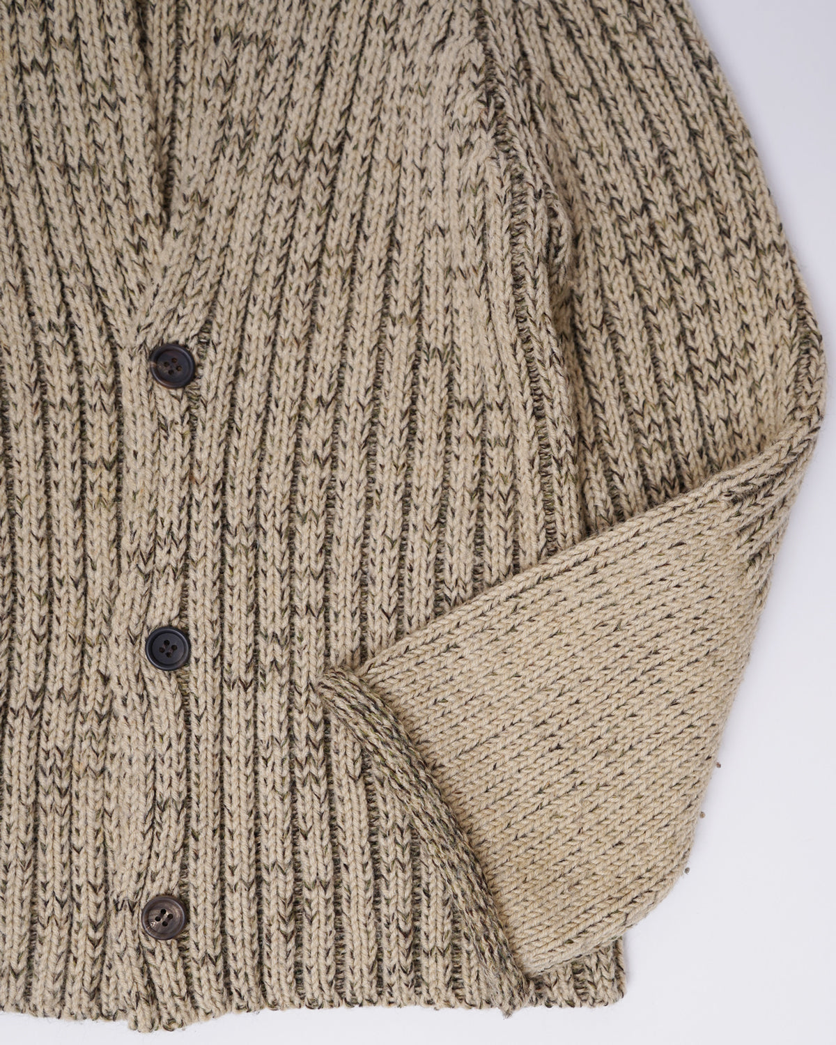 Mix Yarn Knitted Cardigan