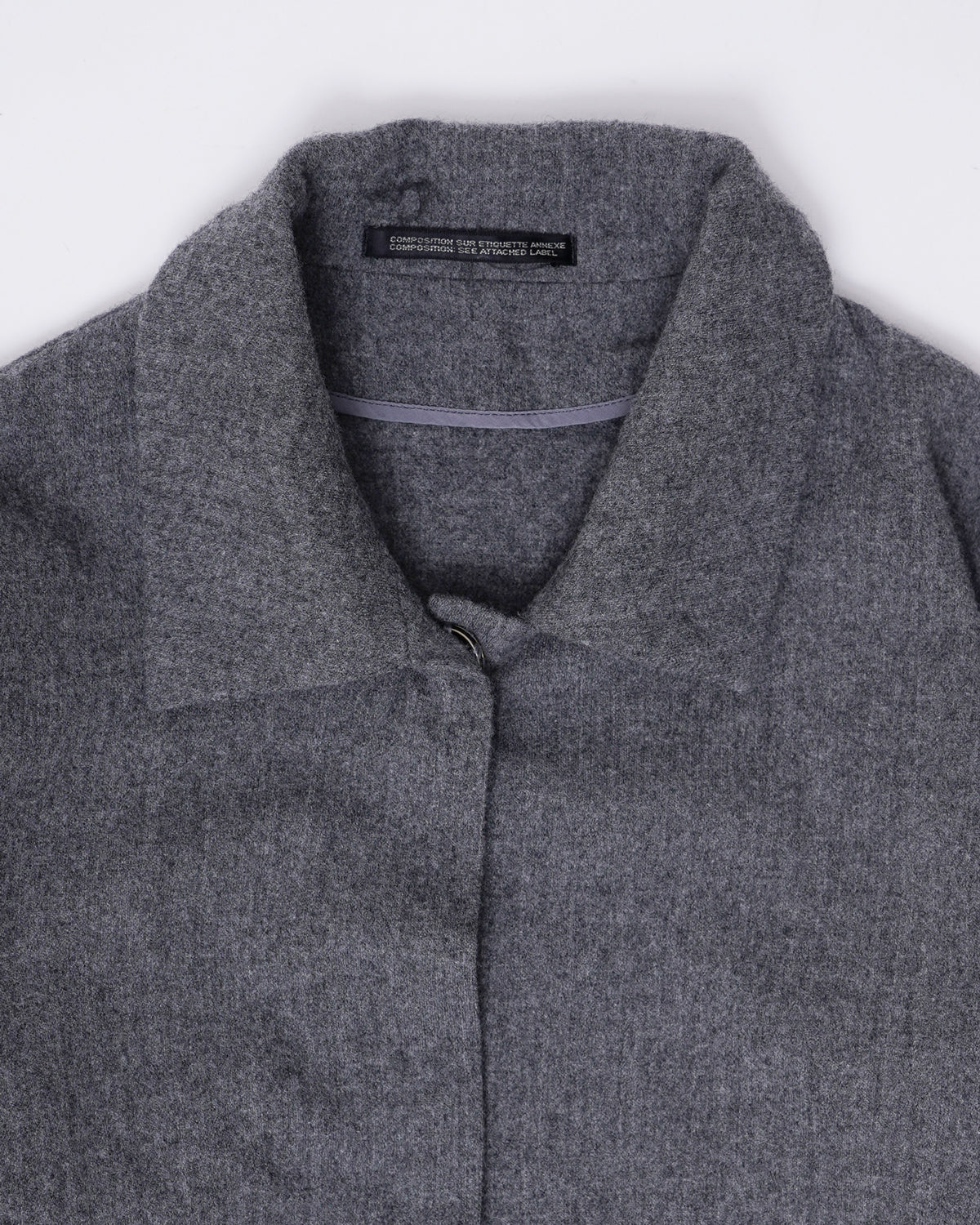 Cut-off Wool Shirt