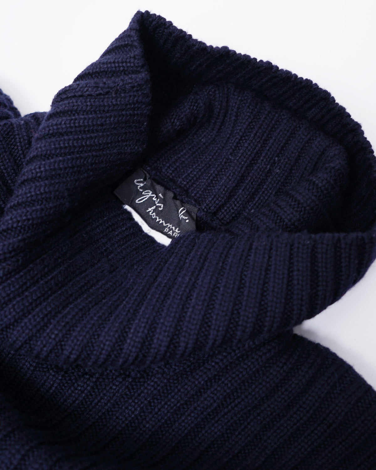 Turtleneck Rib Knitted Sweater