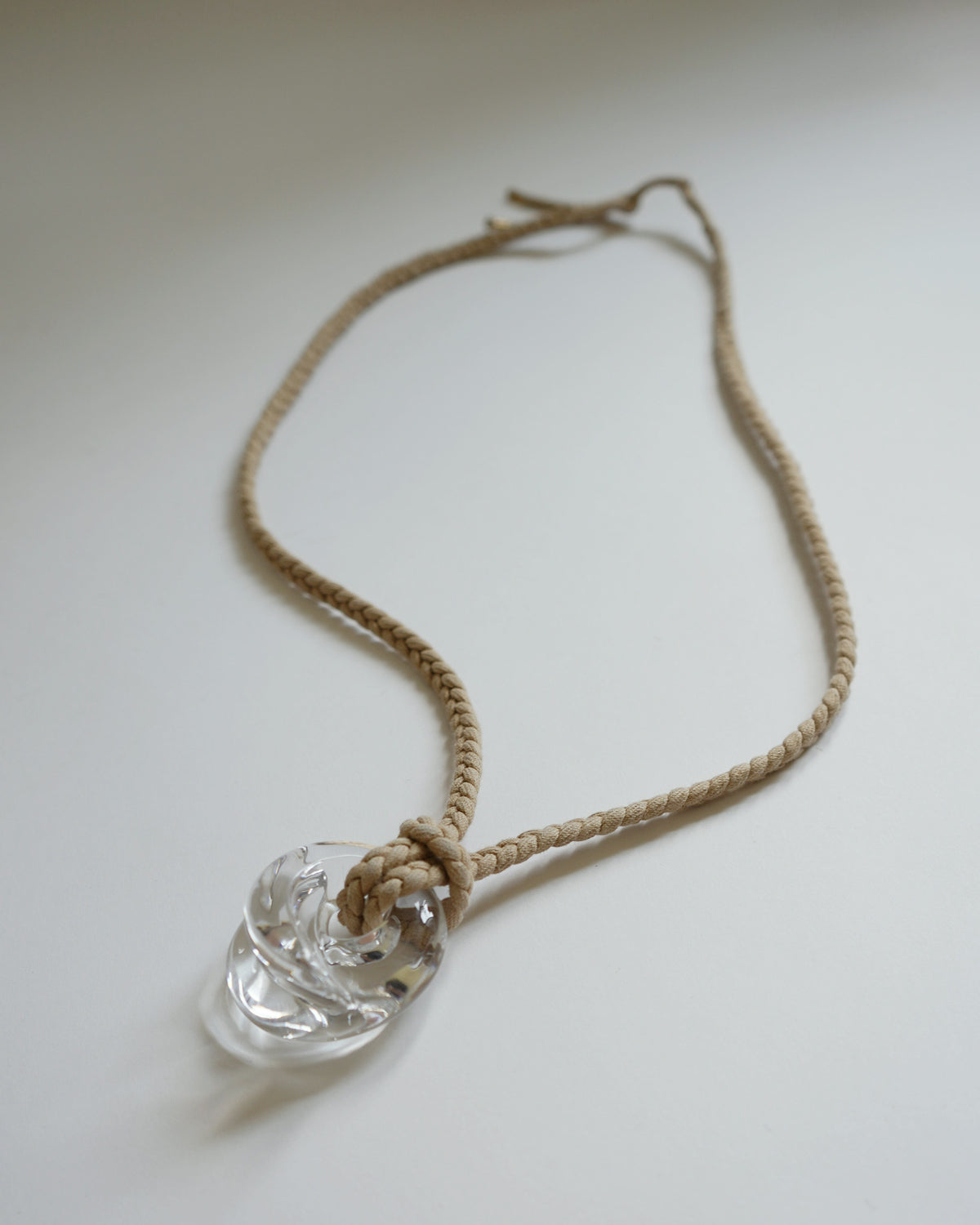Chrystal Glass Couquillage Necklace