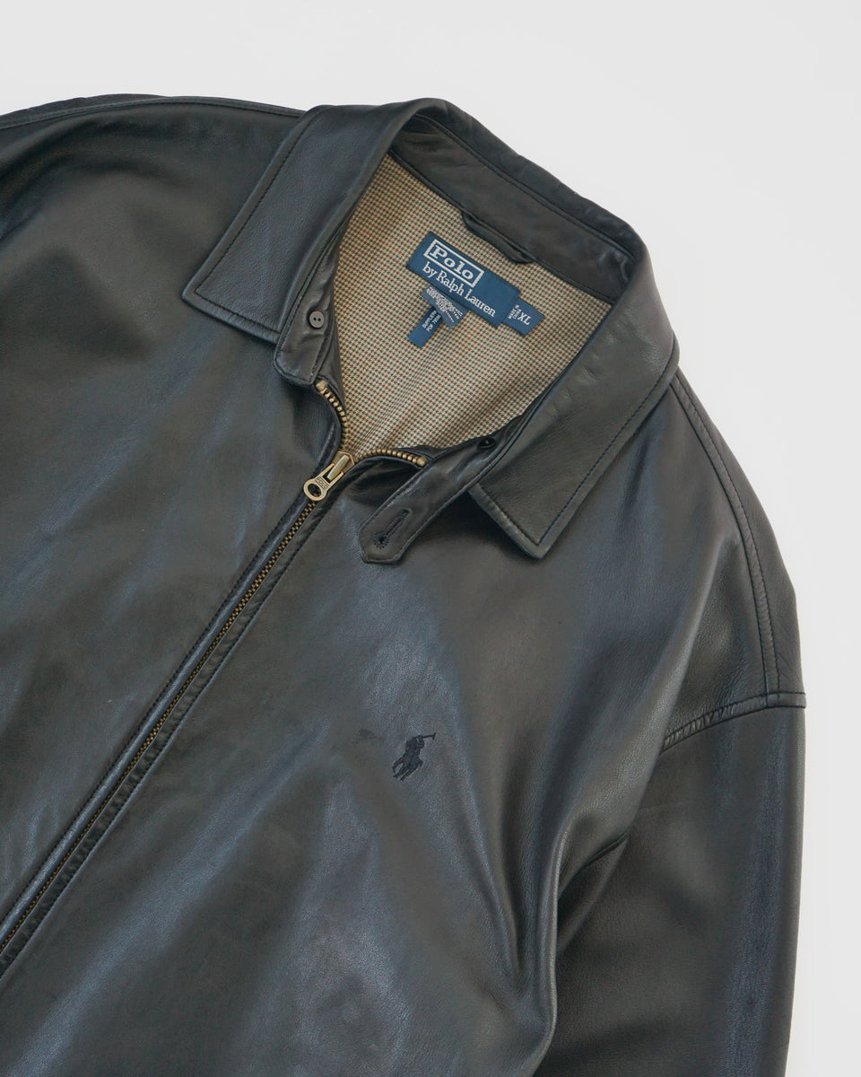 Lamb Leather Zip-Up Jacket – Front General Store