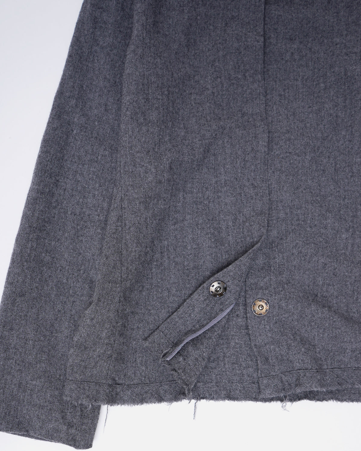 Cut-off Wool Shirt