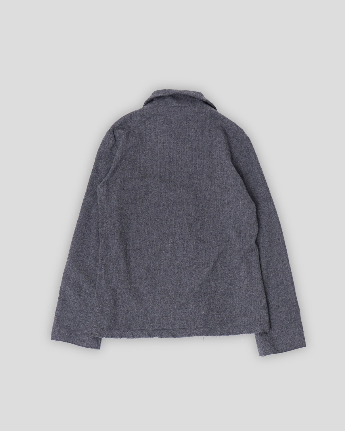 Cut-off Wool Shirt