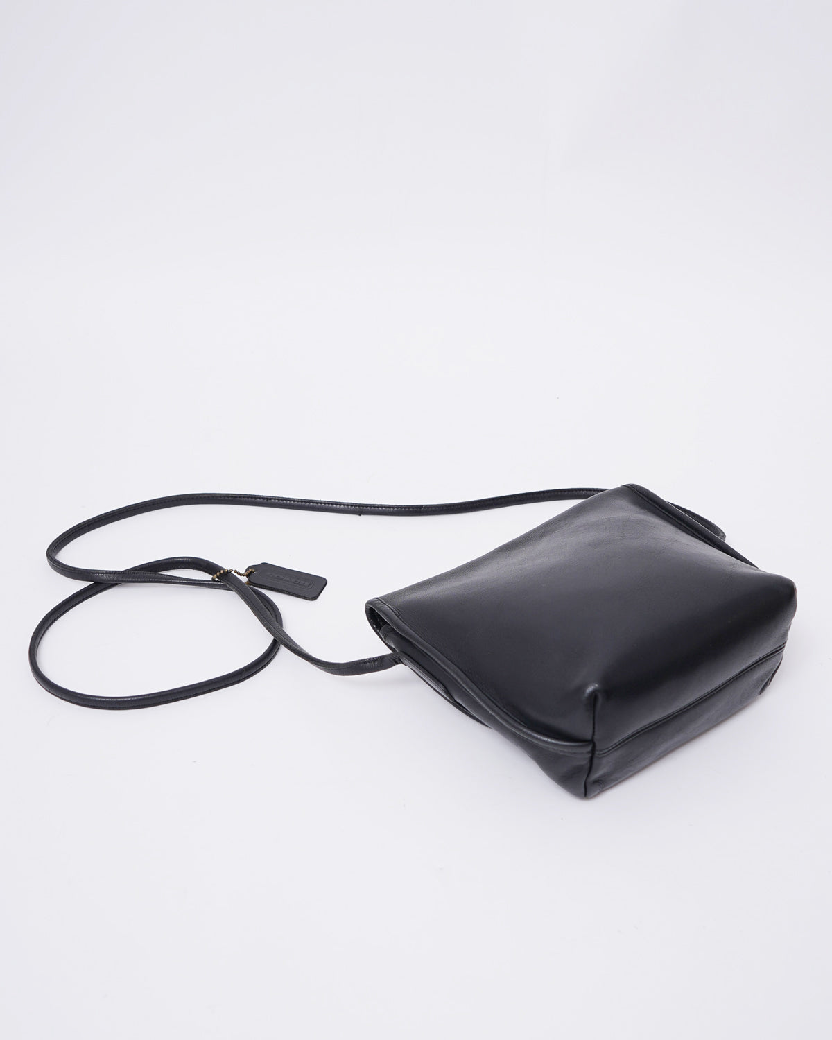 Black Leather Shoulder Bag