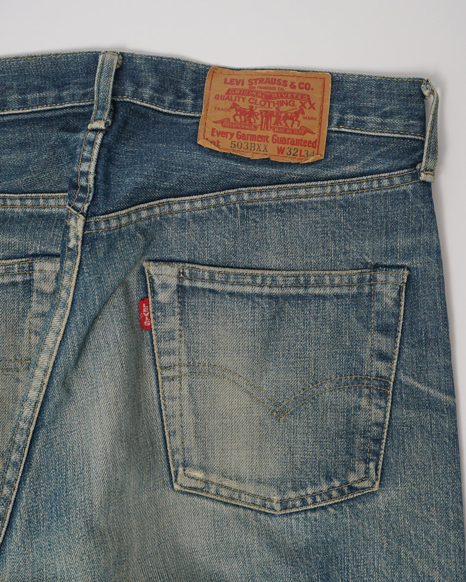 503BXX Straight Fit Denim Pants