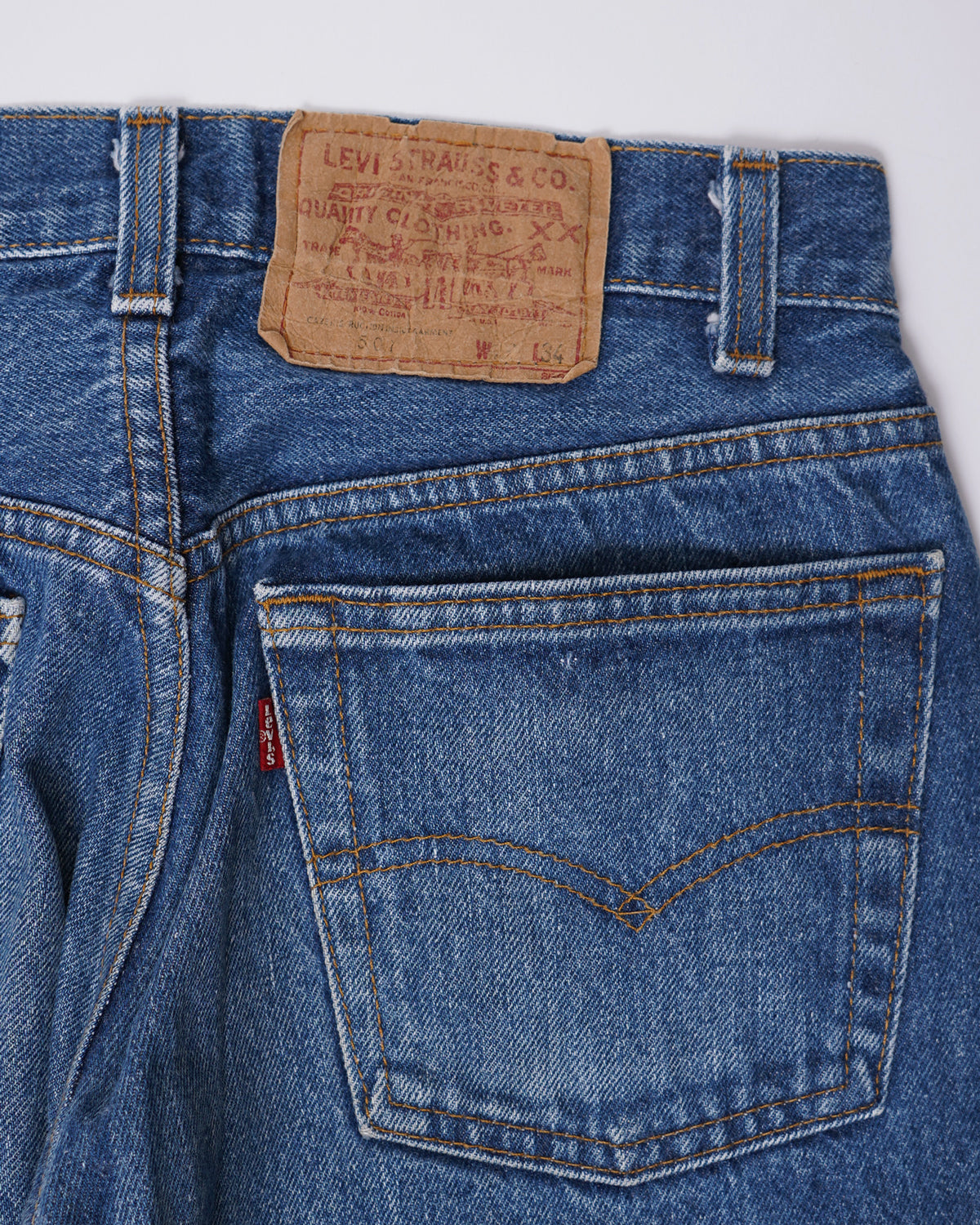 501 Straight Fit Denim Pants / size: 28