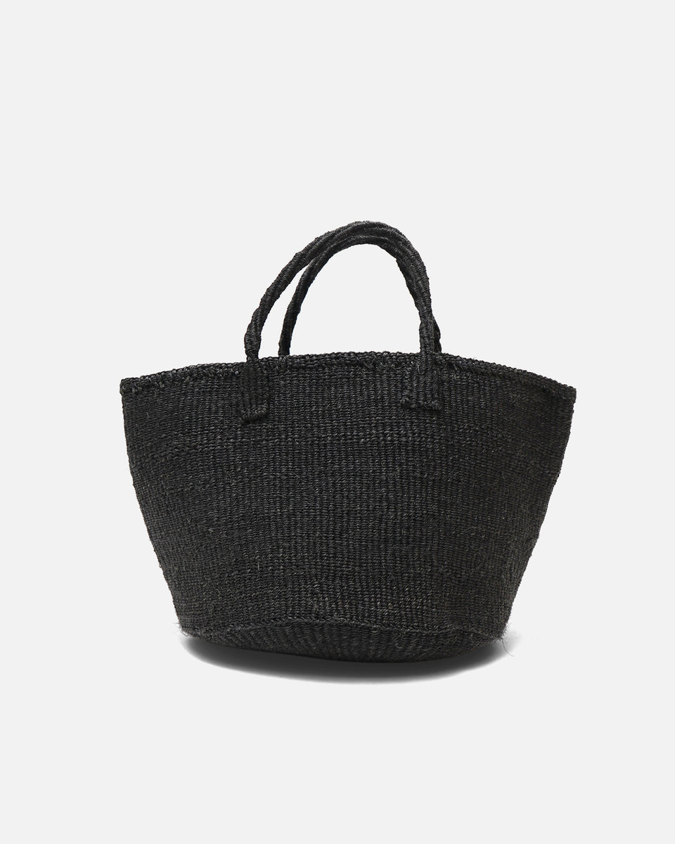 Sisal Hemp Woven Bag / Black – Front General Store