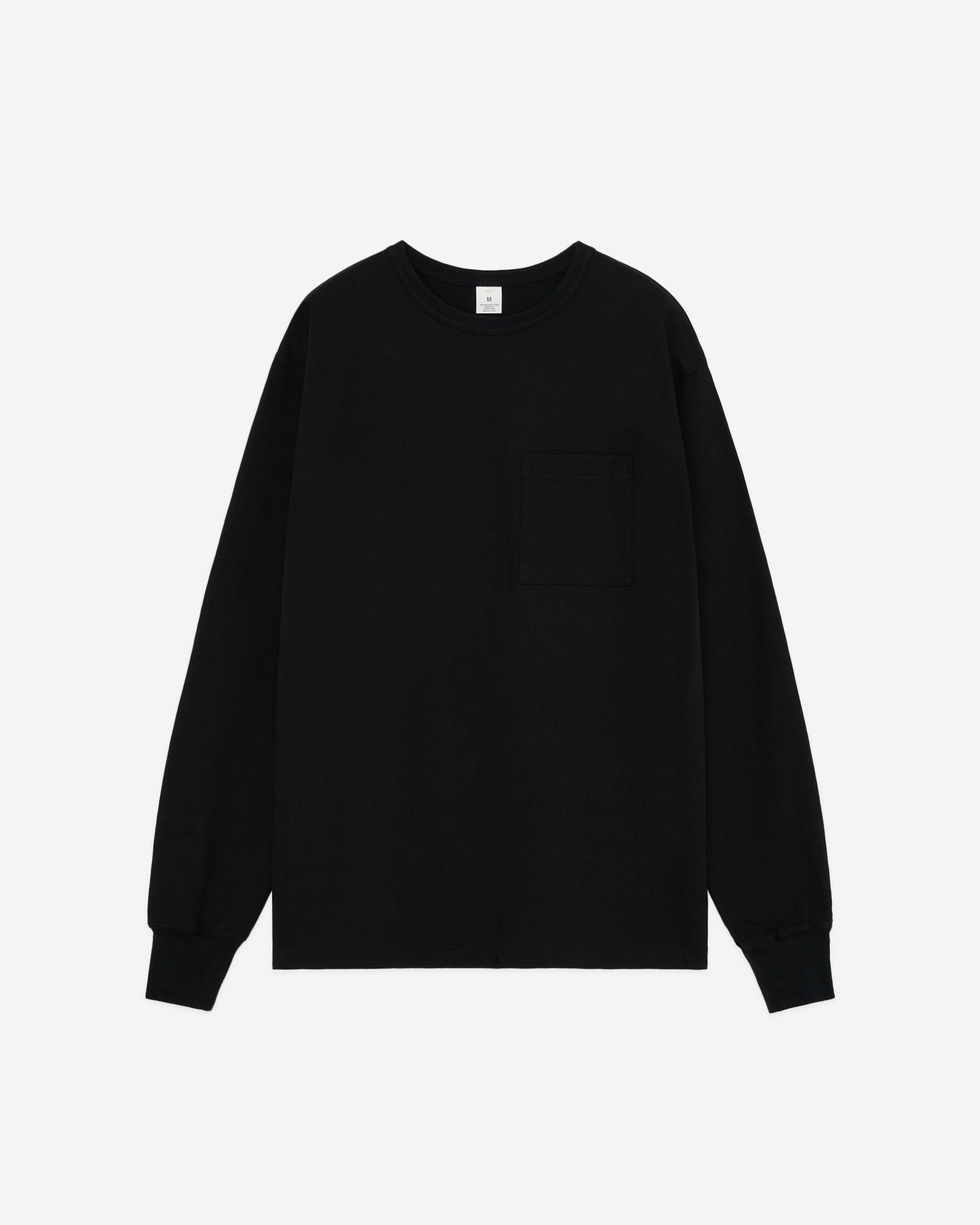 FGS Originals - Heavy-weight Pocket Long Sleeve T-shirt / Black