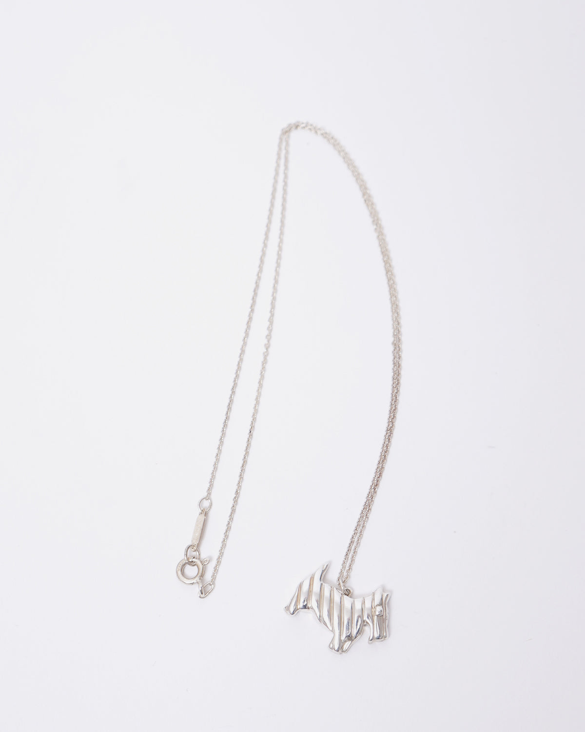 Silver Dog Necklace