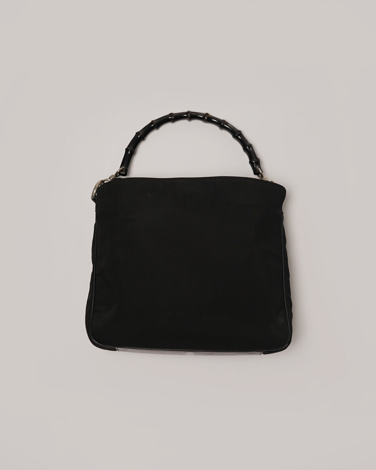 Gucci - Black Bag w/ Bamboo Handle