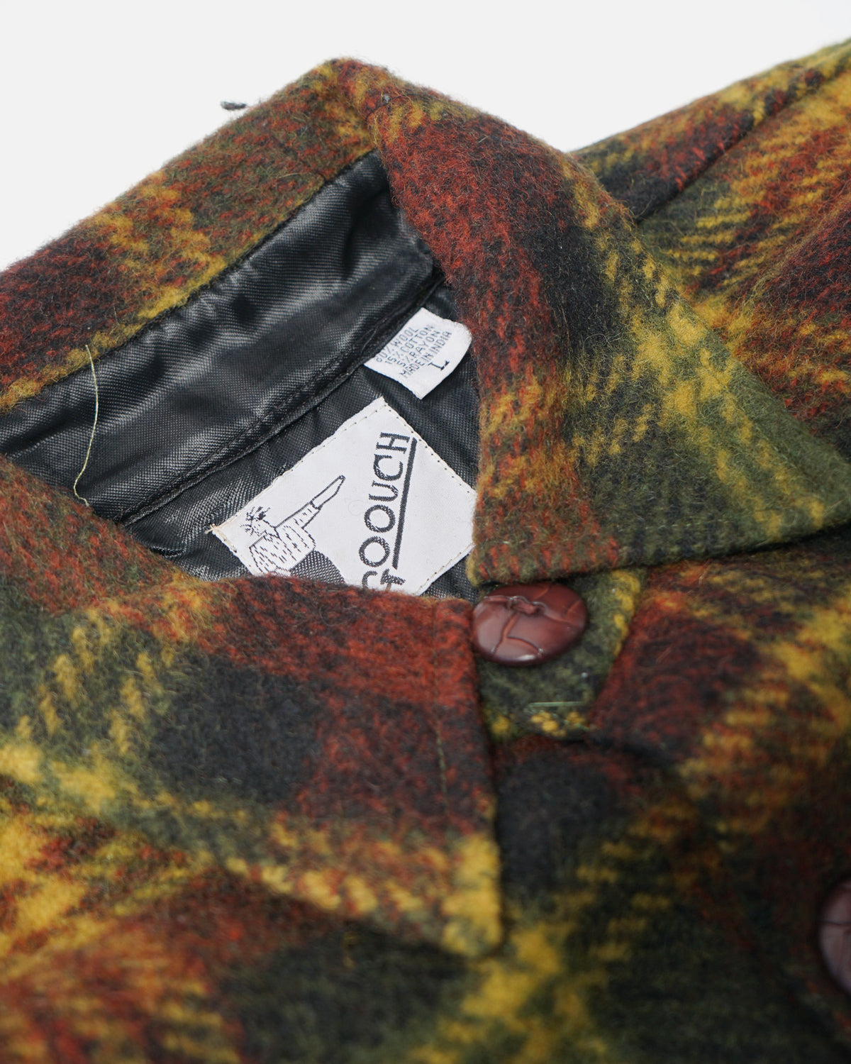 Plaid Wool Shirt / Yellow