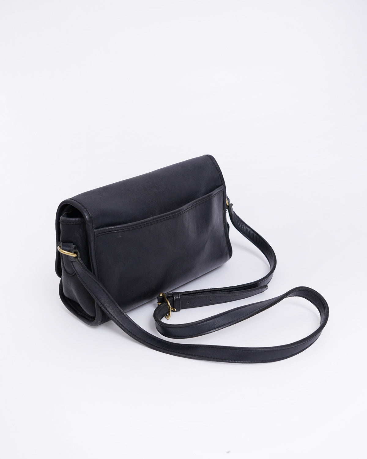 Black Leather Shoulder Bag