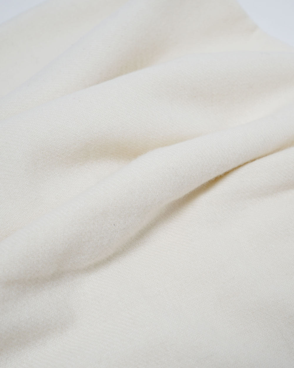 Hudson Scarf Cotton Wool / White