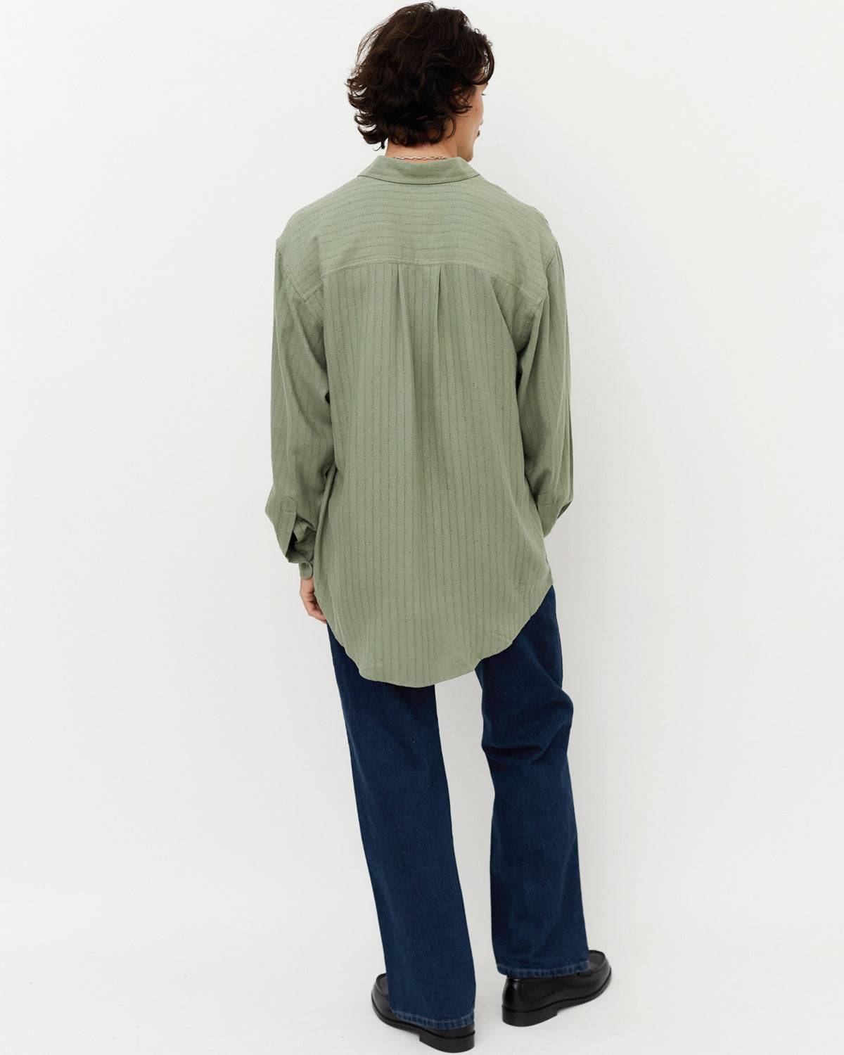 Silk Shirt / Mint Green