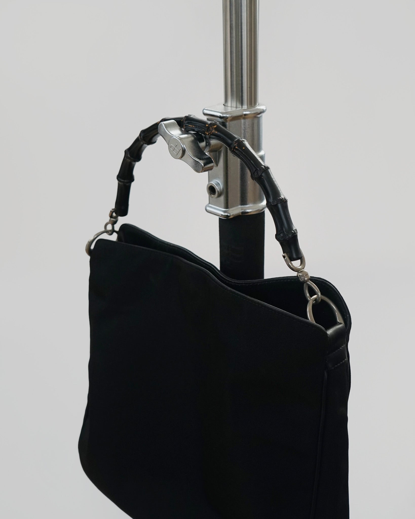 Gucci - Black Bag w/ Bamboo Handle