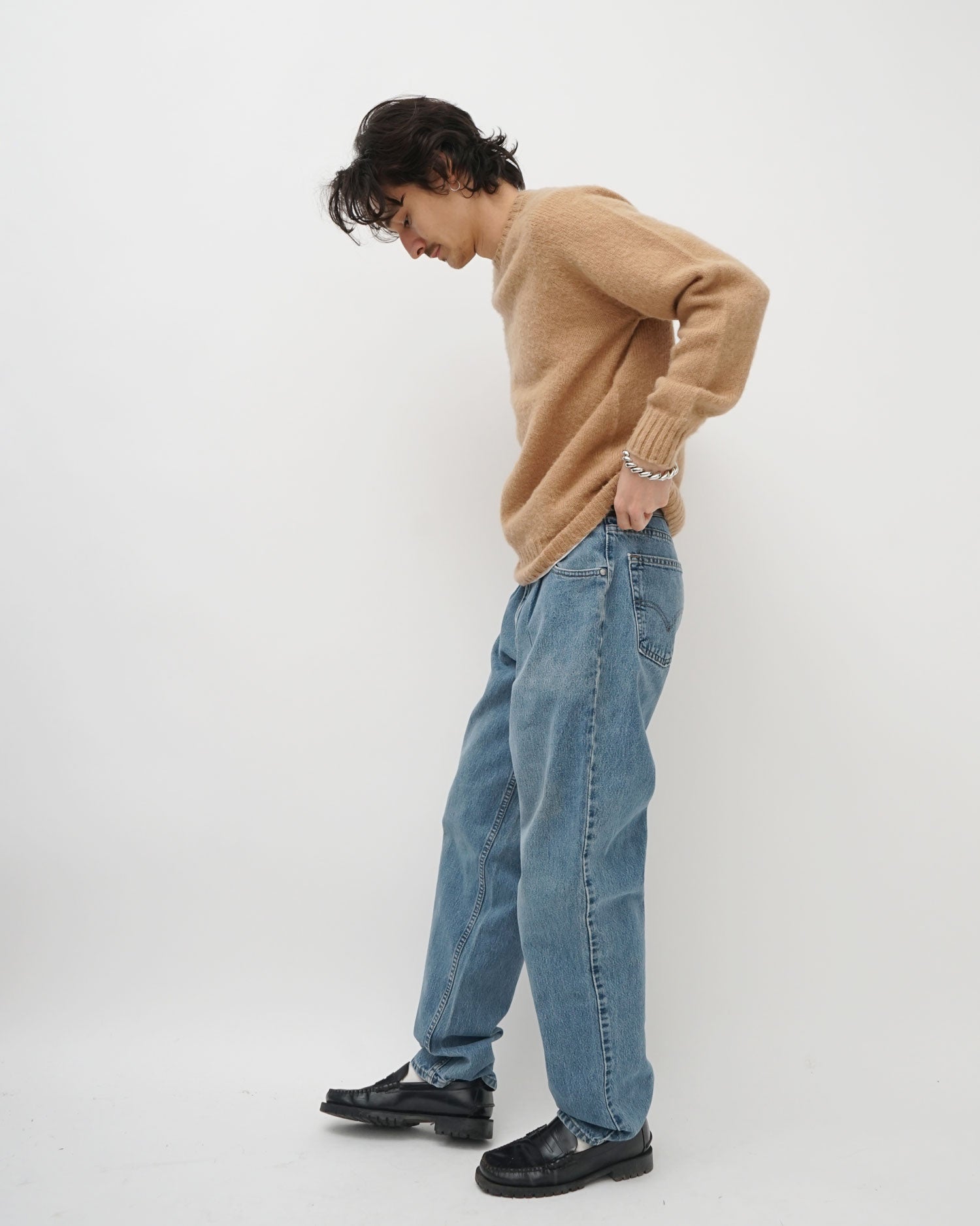 FGS Originals - Brushed Shetland Sweater Crew Neck / Beige