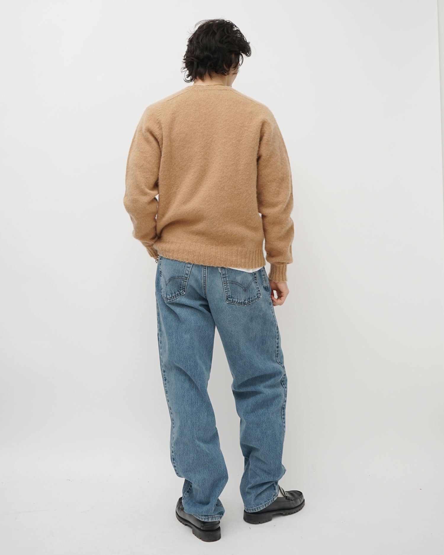 FGS Originals - Brushed Shetland Sweater Crew Neck / Beige