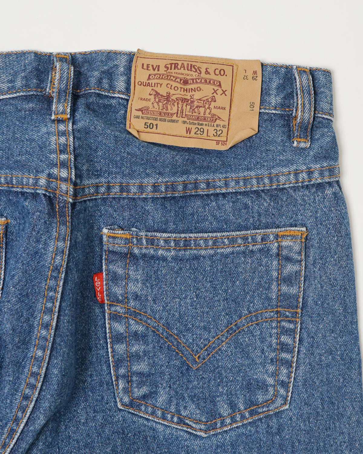 501 Straight Fit Denim Pants / size: 29