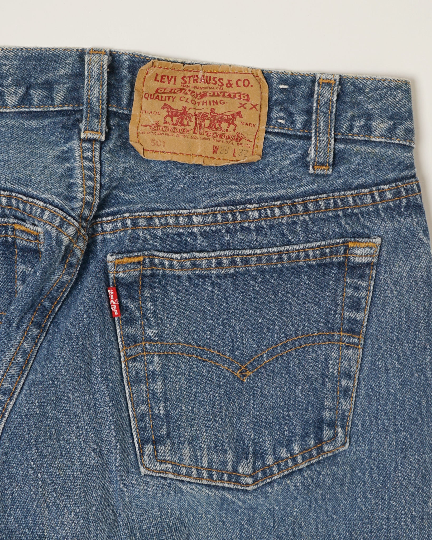 501 Straight Fit Denim Pants / size: 28