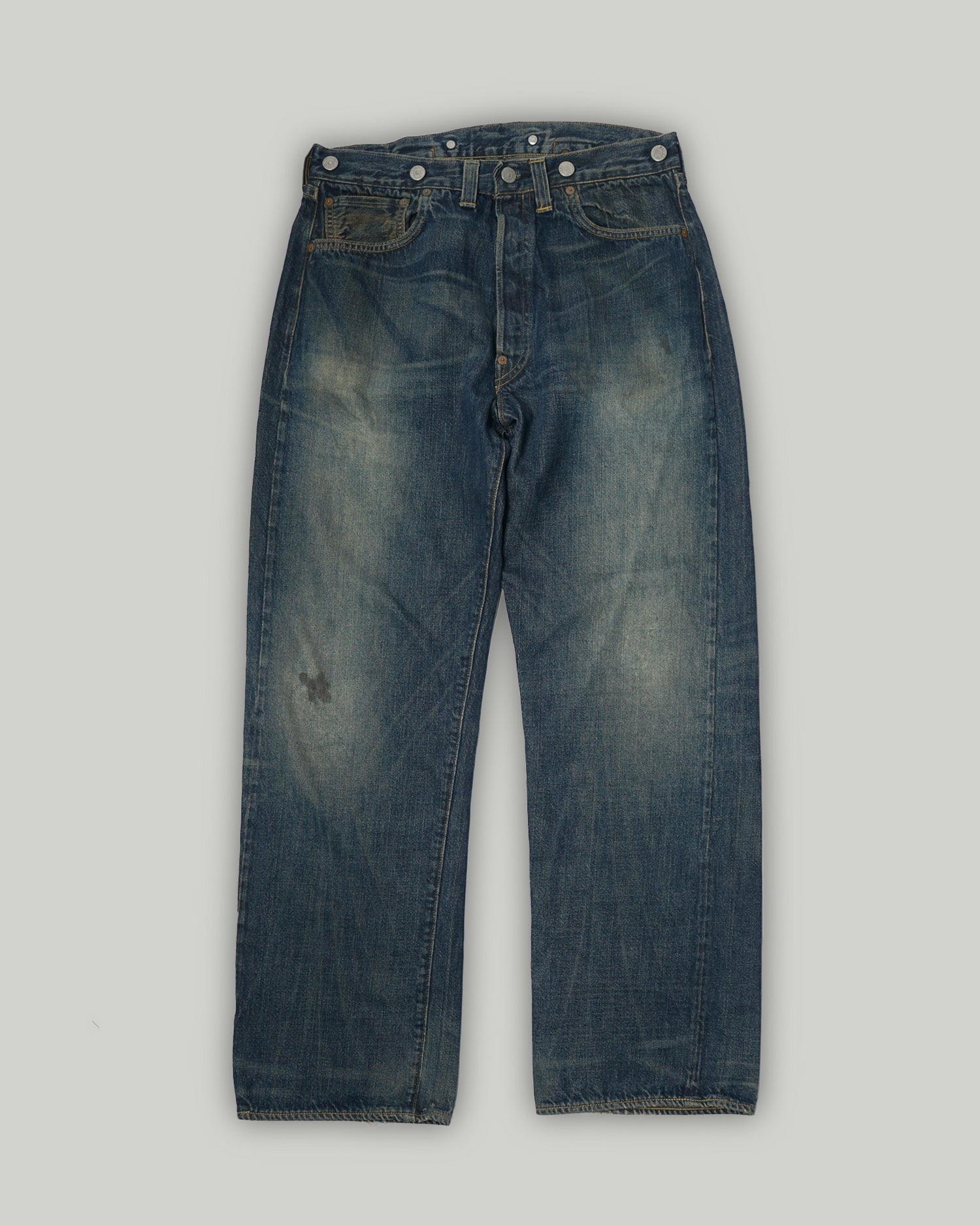 501XX Buckle Back Straight Fit Denim Pants