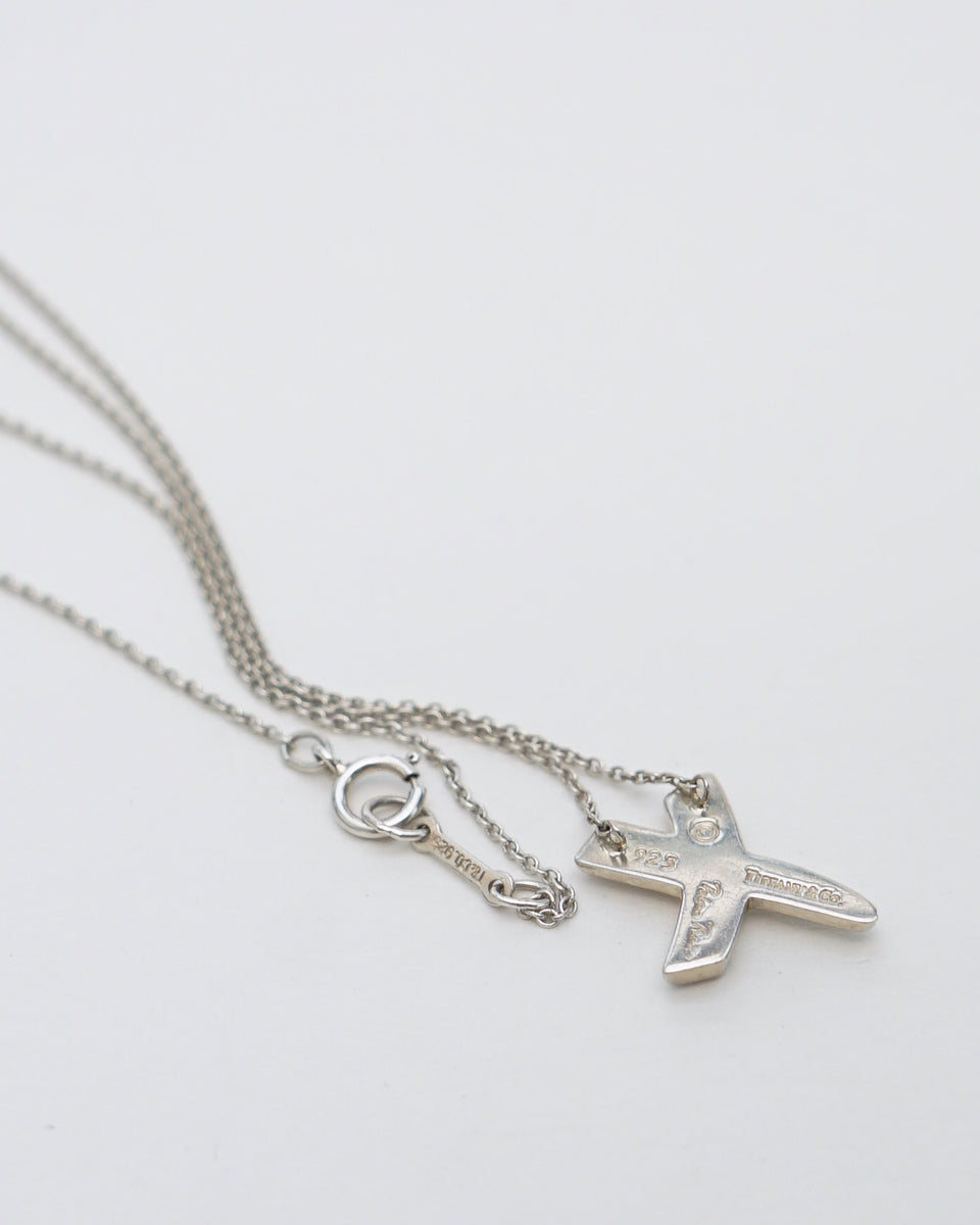 Silver X Pendant – Front General Store