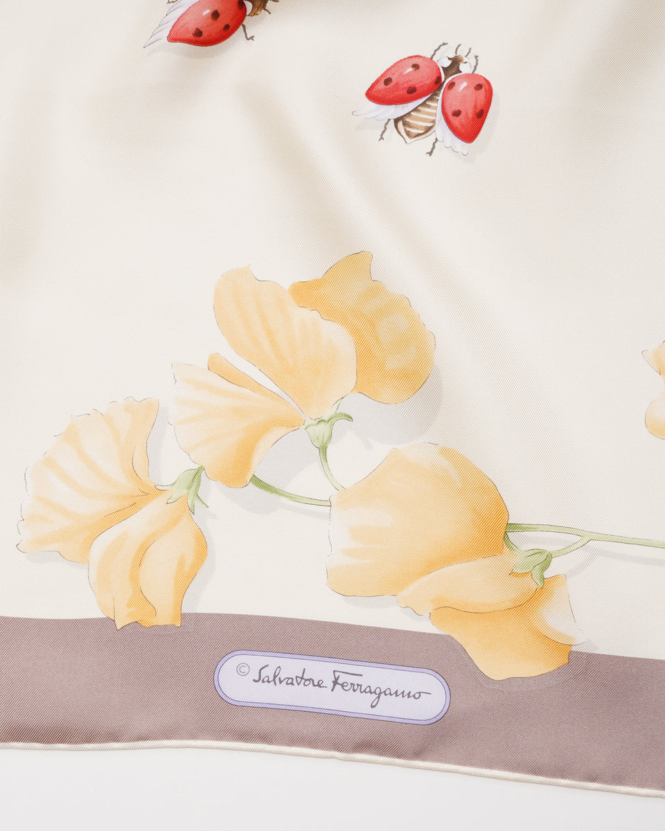 Salvatore Ferragamo Silk Scarf Made in Italy – Front General Store