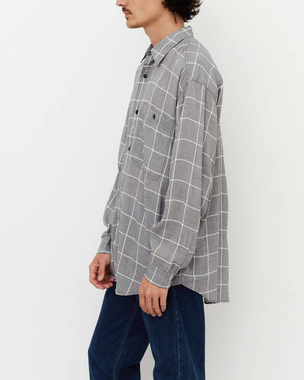Plaid Sheer Shirt