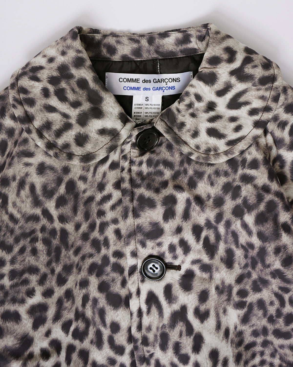 Leopard Printed Padded Coat