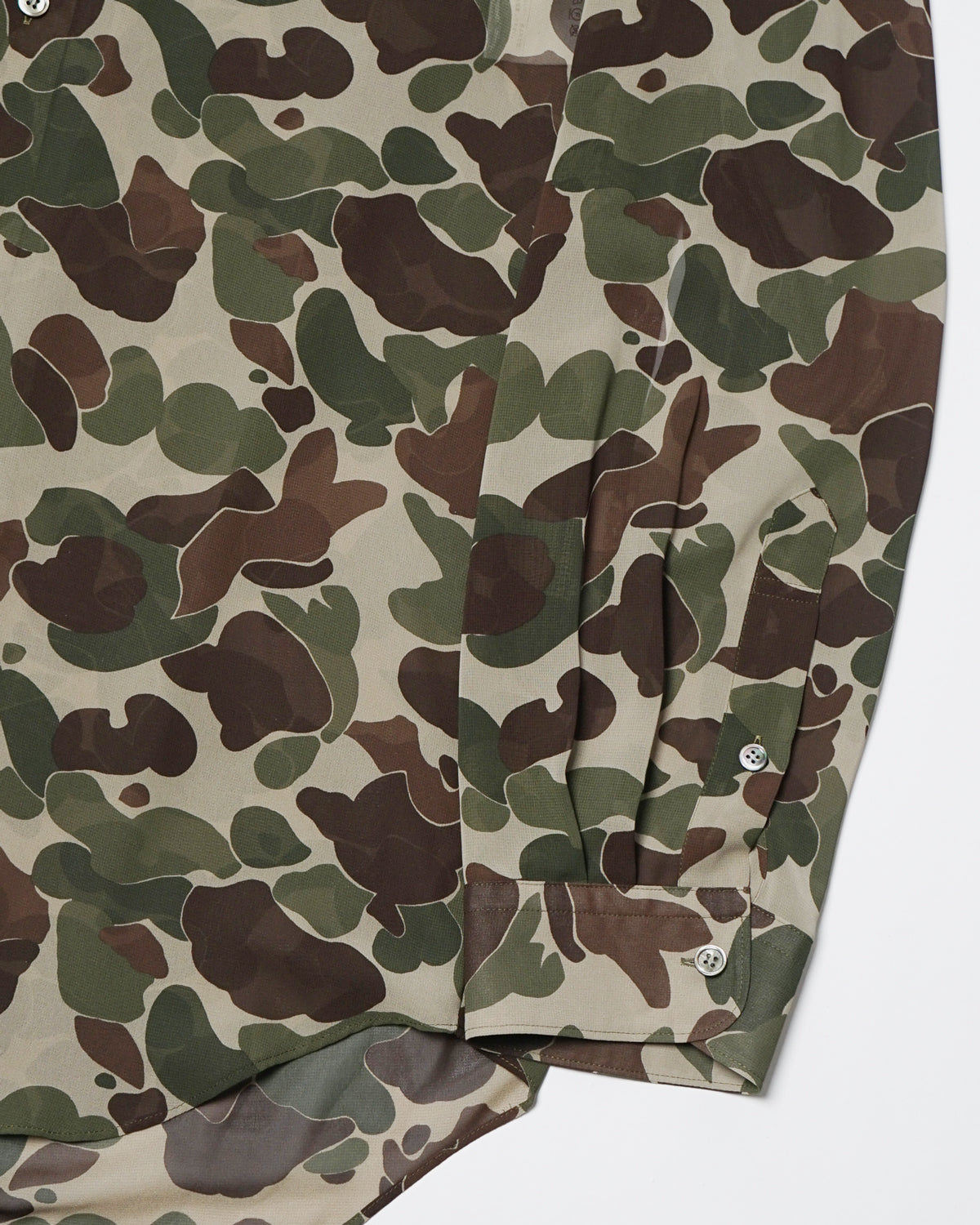 Junya Watanabe Camo Printed Sheer Shirt