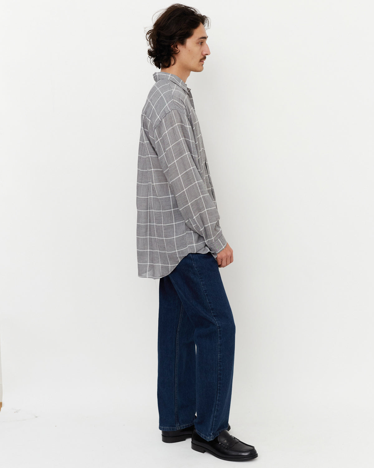 Plaid Sheer Shirt