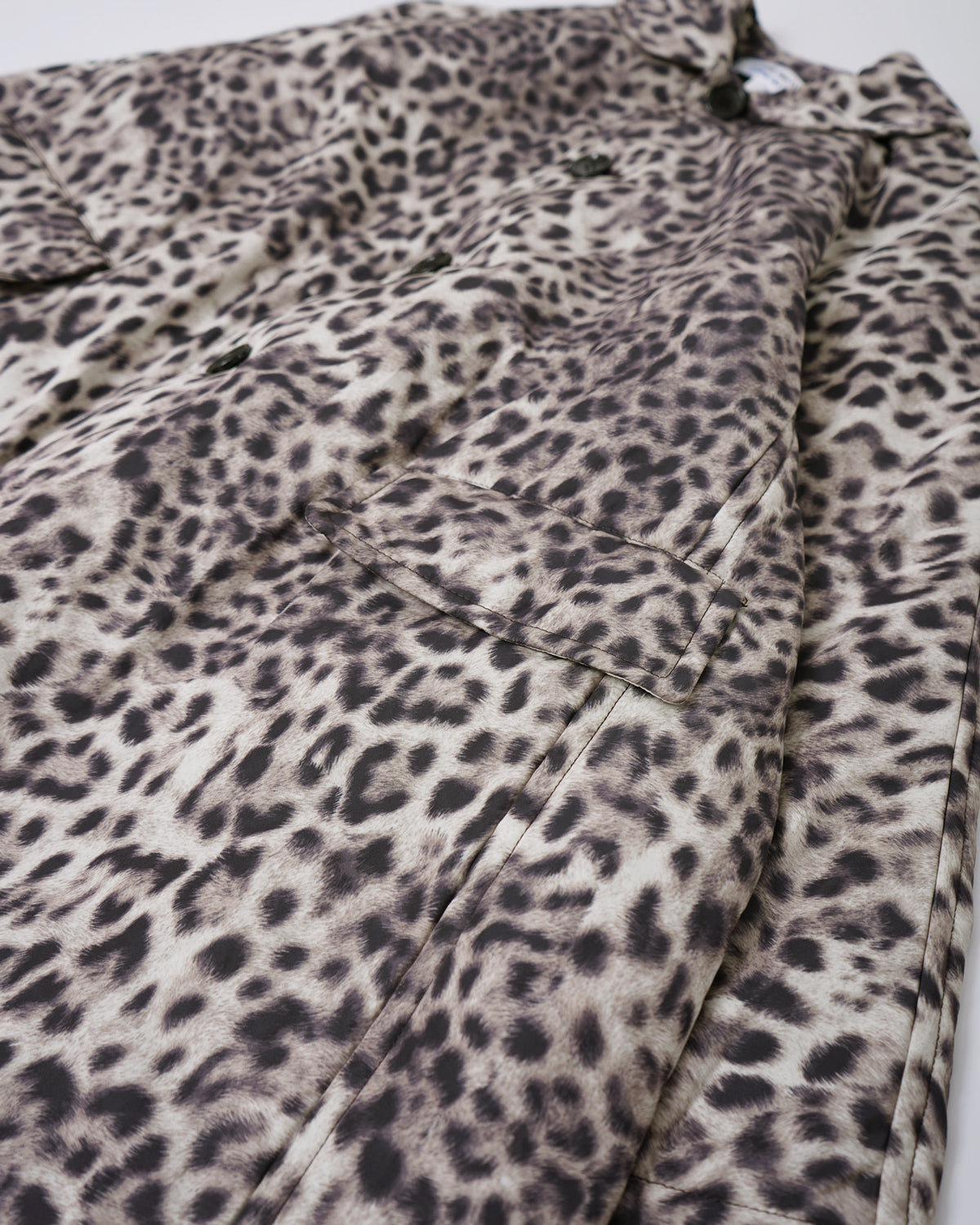 Leopard Printed Padded Coat