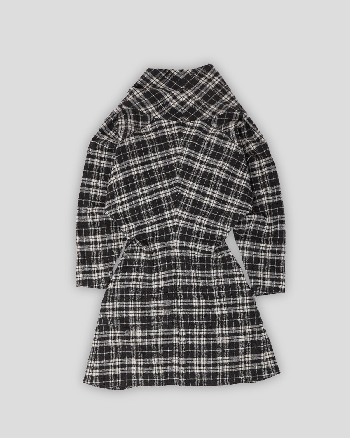 Wool Plaid Coat