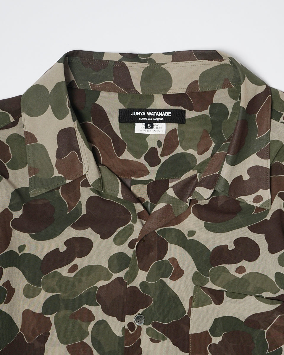 Junya Watanabe Camo Printed Sheer Shirt – Front General Store