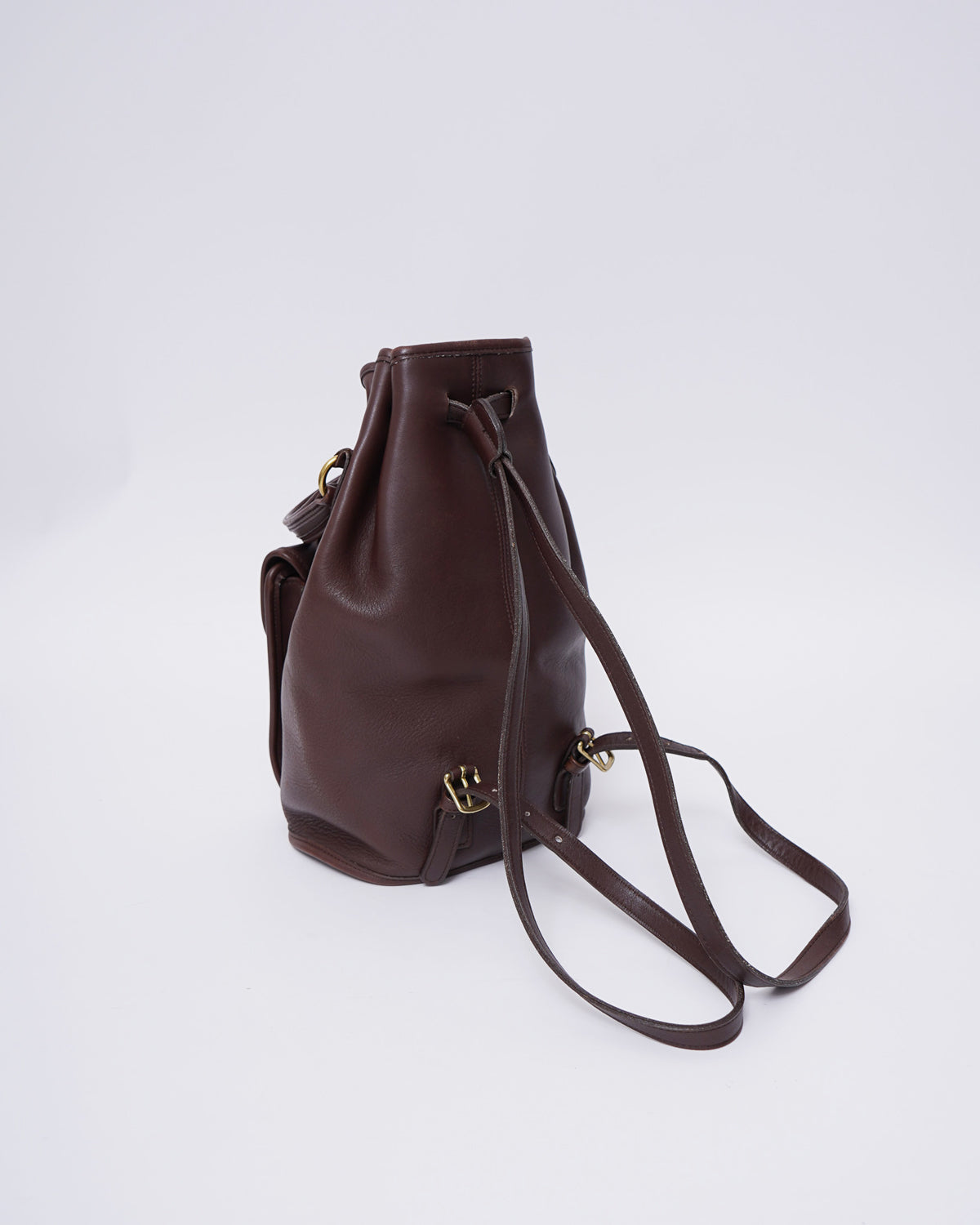 Brown Leather 2 Way Bag