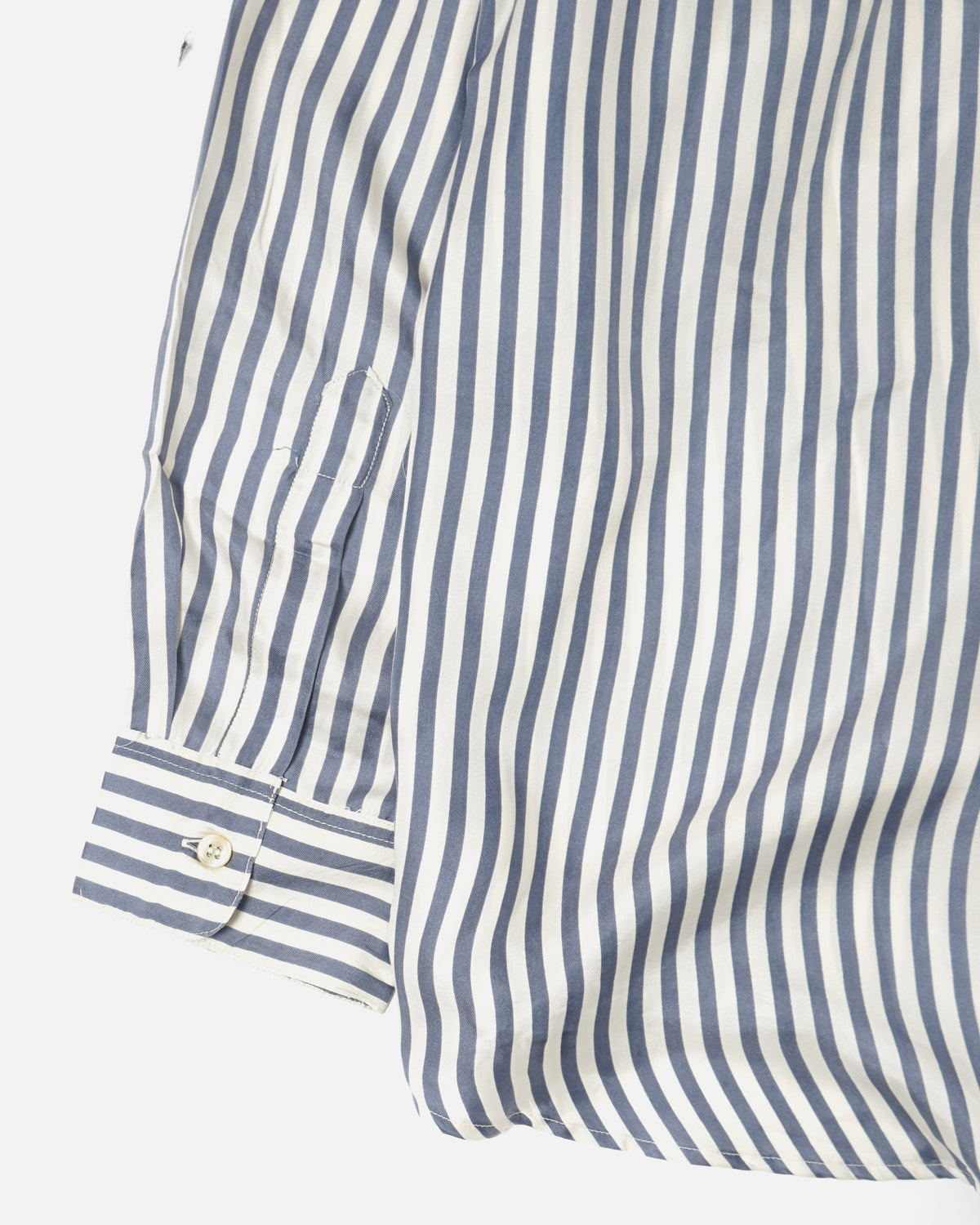 Stripe Silk Shirt / Blue