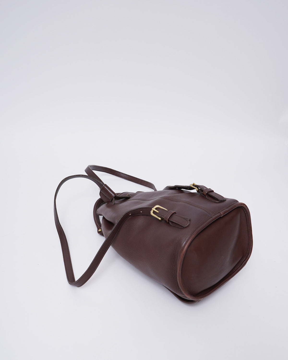 Brown Leather 2 Way Bag
