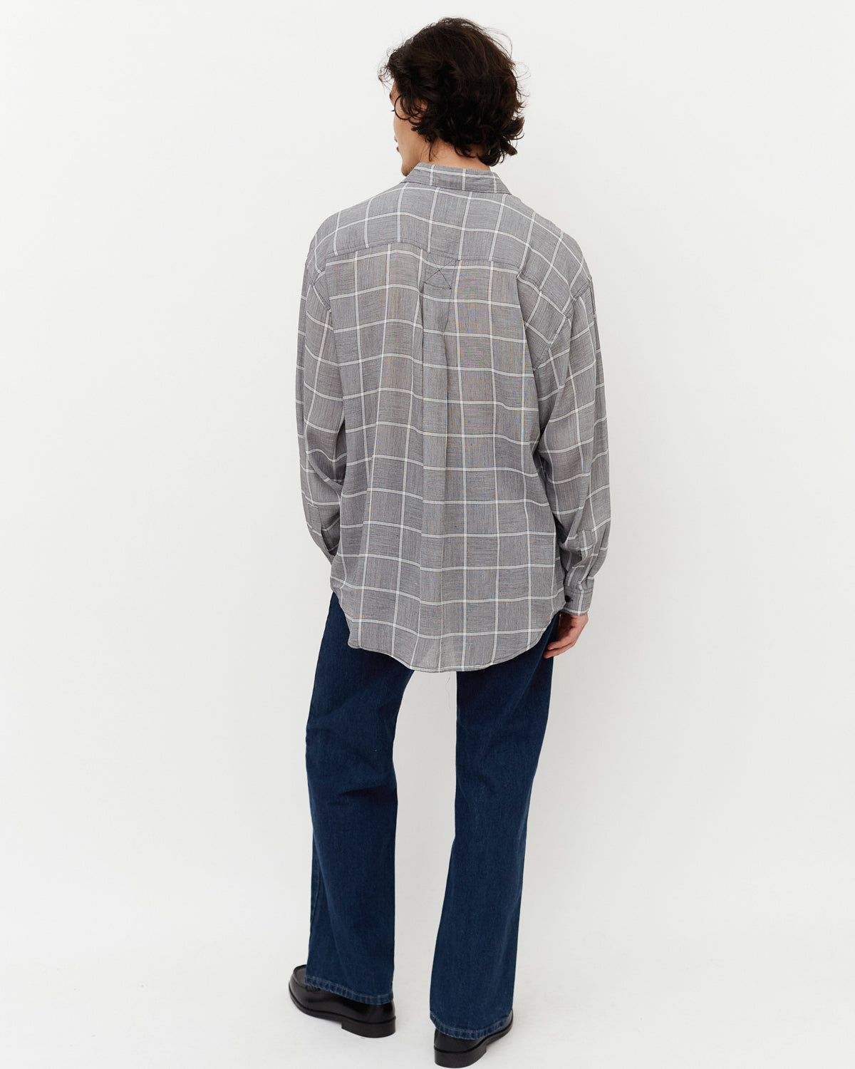 Plaid Sheer Shirt