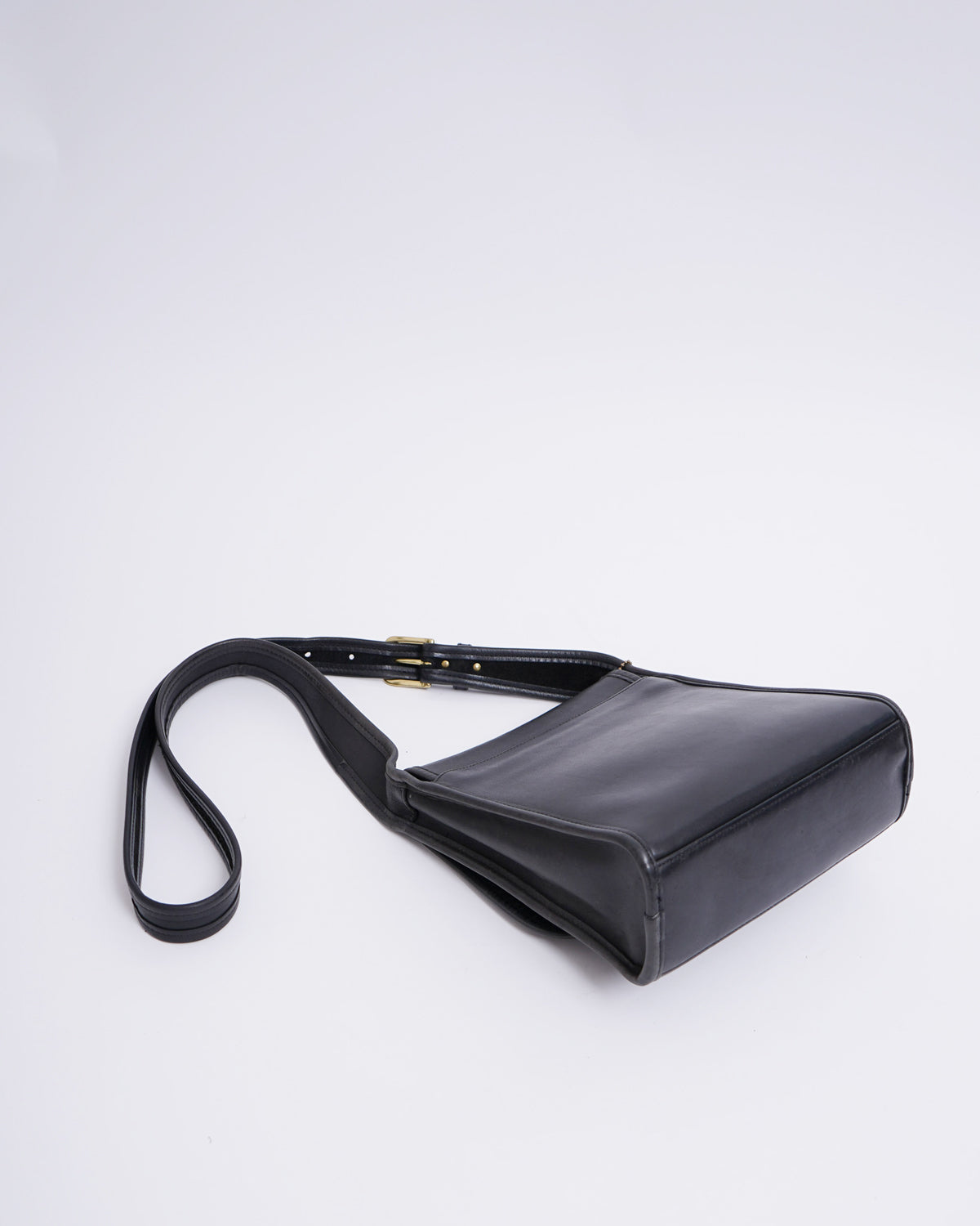 Black Leather Shoulder Bag