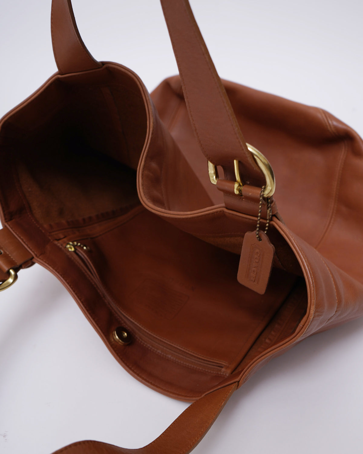 Brown Leather Tote Bag