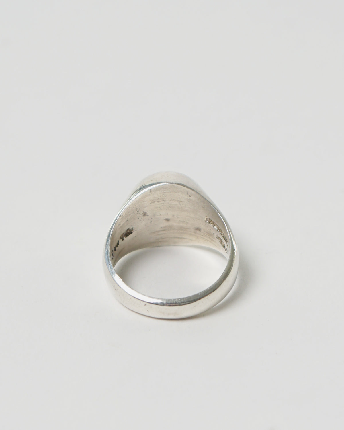 Silver x Onyx Signet Ring / size: 8
