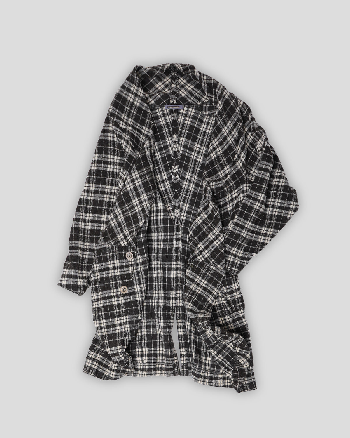Wool Plaid Coat
