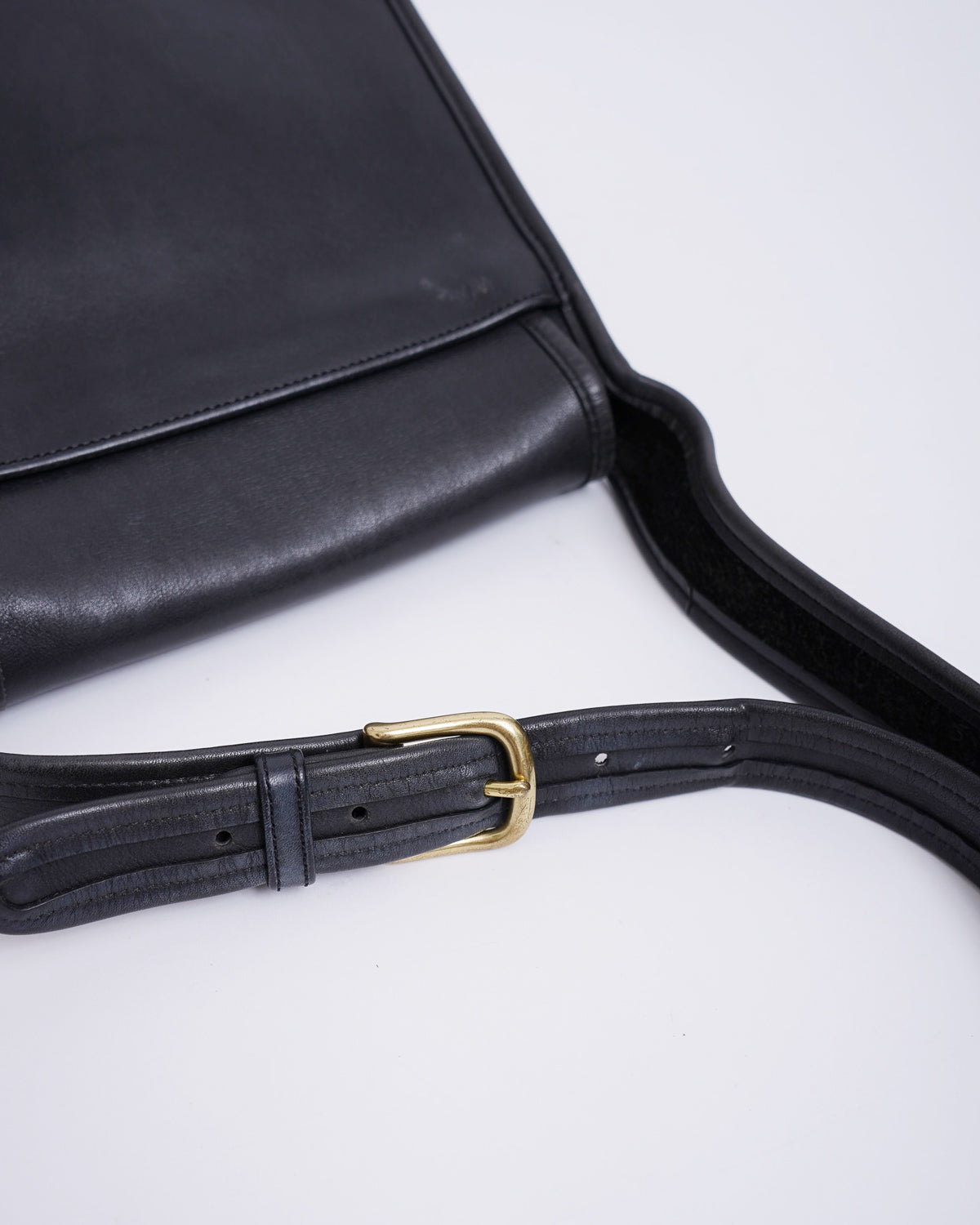 Black Leather Shoulder Bag